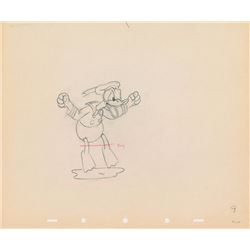 Donald Duck production drawing