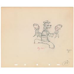 Goofy production drawing from Goofy and Wilbur
