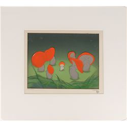 Dancing Mushrooms featuring ‘Hop Low’ production cel from Fantasia