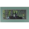 Image 1 : Maleficent production cel and production background from Sleeping Beauty