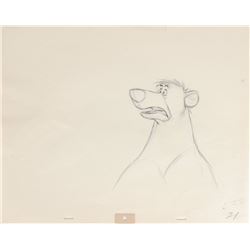 Baloo production drawing from The Jungle Book