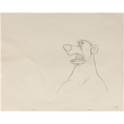 Baloo production drawing from The Jungle Book