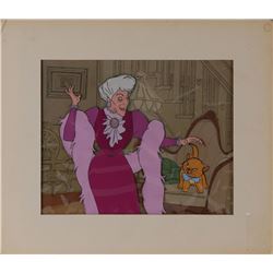 Toulouse and Madame Bonfamille production cel from The Aristocats