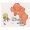 Image 1 : Bugs Bunny, Gossamer, and Mad Scientist drawing