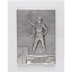 Paris 1900 Summer Olympics Silver Winner’s Medal ‘Concours  D'Exercices Militaires Preparatoires’