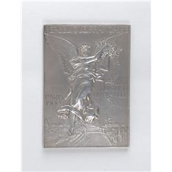 Paris 1900 Summer Olympics Silver Winner’s Medal ‘Concours  D’Automobiles’