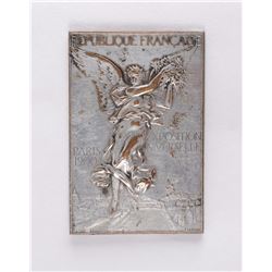 Paris 1900 Summer Olympics Silver Winner’s Medal ‘Concours  D’Aerostation’