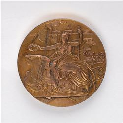 Athens 1906 Summer Olympics Gilt Bronze Participation Medal