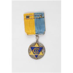 London 1908 Summer Olympics Swedish Swim Club Badge