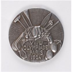 Paris 1924 Summer Olympics Silver Winner’s Medal