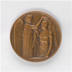 Paris 1924 Summer Olympics Bronze Participation Medal