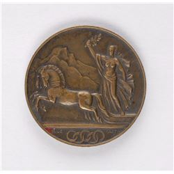 St. Moritz 1928 Winter Olympics Bronze Participation Medal