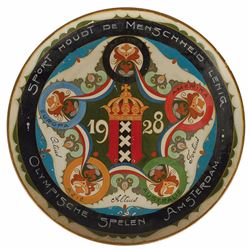 Amsterdam 1928 Summer Olympics Plate