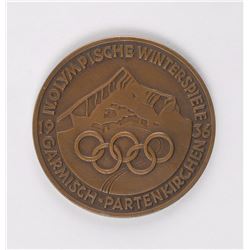Garmisch 1936 Winter Olympics Bronze Participation Medal