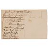Image 1 : Berlin 1936 Summer Olympics: Jesse Owens and US Track & Field Signed Postcard