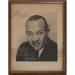 Berlin 1936 Summer Olympics: Jesse Owens Oversized Signed Photograph