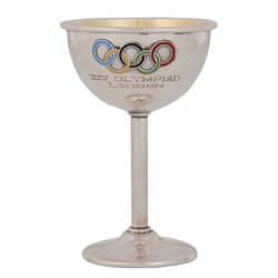 London 1948 Summer Olympics USA Sterling Silver Goblet