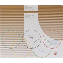 Innsbruck 1976 Winter Olympics Winner’s Diploma