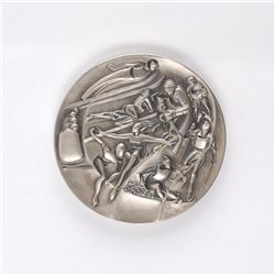 Lake Placid 1980 Winter Olympics Nickel-Silver Participation Medal