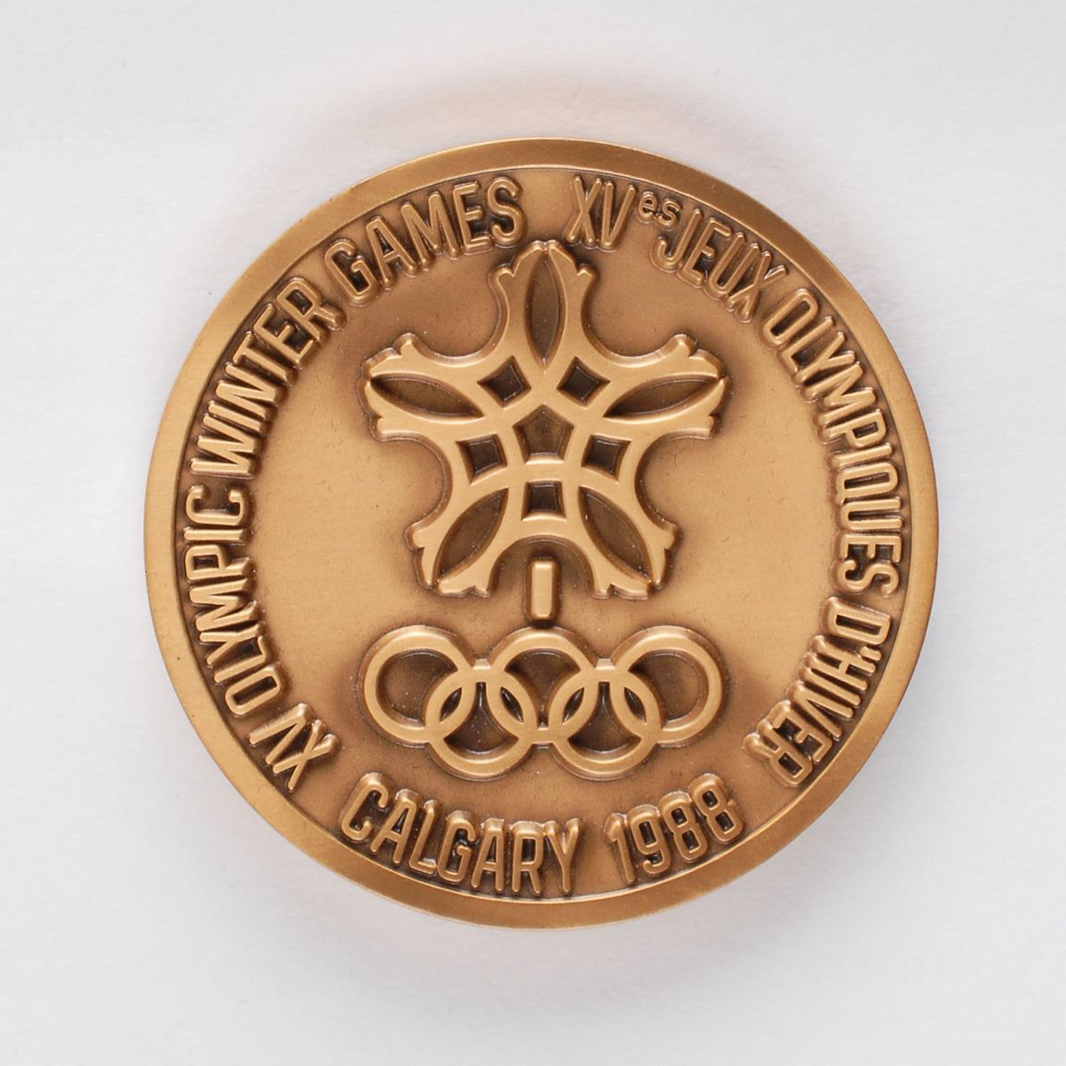 Calgary 1988 Winter Olympics Bronze Participation Medal
