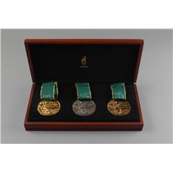 Atlanta 1996 Summer Olympics Set of Gold, Silver, and Bronze Winner’s Medals