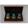 Image 1 : Atlanta 1996 Summer Olympics Set of Gold, Silver, and Bronze Winner’s Medals