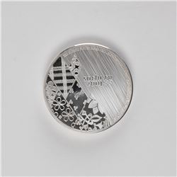 Sochi 2014 Winter Olympics Polished Steel Participation Medal