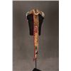 Image 1 : Mesquakie Carved Bone and Otter Hide Neck Ornament and Cabinet Card Photo