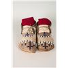 Image 1 : Apache Beaded Man's Moccasins, 10" long