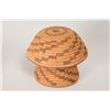 Image 7 : Papago Two-Tiered Basket together with Southern California Basket with Feathers