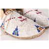 Image 1 : Cheyenne Fully Beaded Man's Moccasins, 10" long