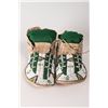 Image 1 : Sioux High-cuff Fully Beaded Man's Moccasins, 11" long