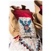 Image 3 : Cheyenne Fully Beaded Man's Moccasins, 11 ¾" long