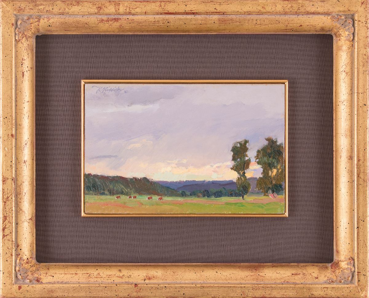 Ronald Stephen Riddick, oil on board