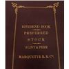 Image 2 : Marquette Railroad Company Dividend Book and Preferred Stock List