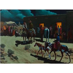 John Jones, oil on board