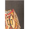 Image 3 : Ogalala Sioux Painted Parfleche Round Bag, 13" x 14" x 3"