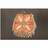 Image 4 : Ogalala Sioux Painted Parfleche Round Bag, 13" x 14" x 3"