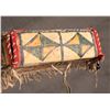 Image 5 : Ogalala Sioux Painted Parfleche Round Bag, 13" x 14" x 3"