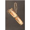 Image 1 : Sioux Painted Parfleche Cylinder, 15" long