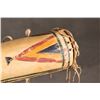 Image 4 : Sioux Painted Parfleche Cylinder, 15" long