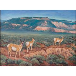 Ila McAfee, oil on board