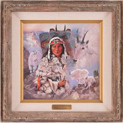 Shirley Arrants, four oils