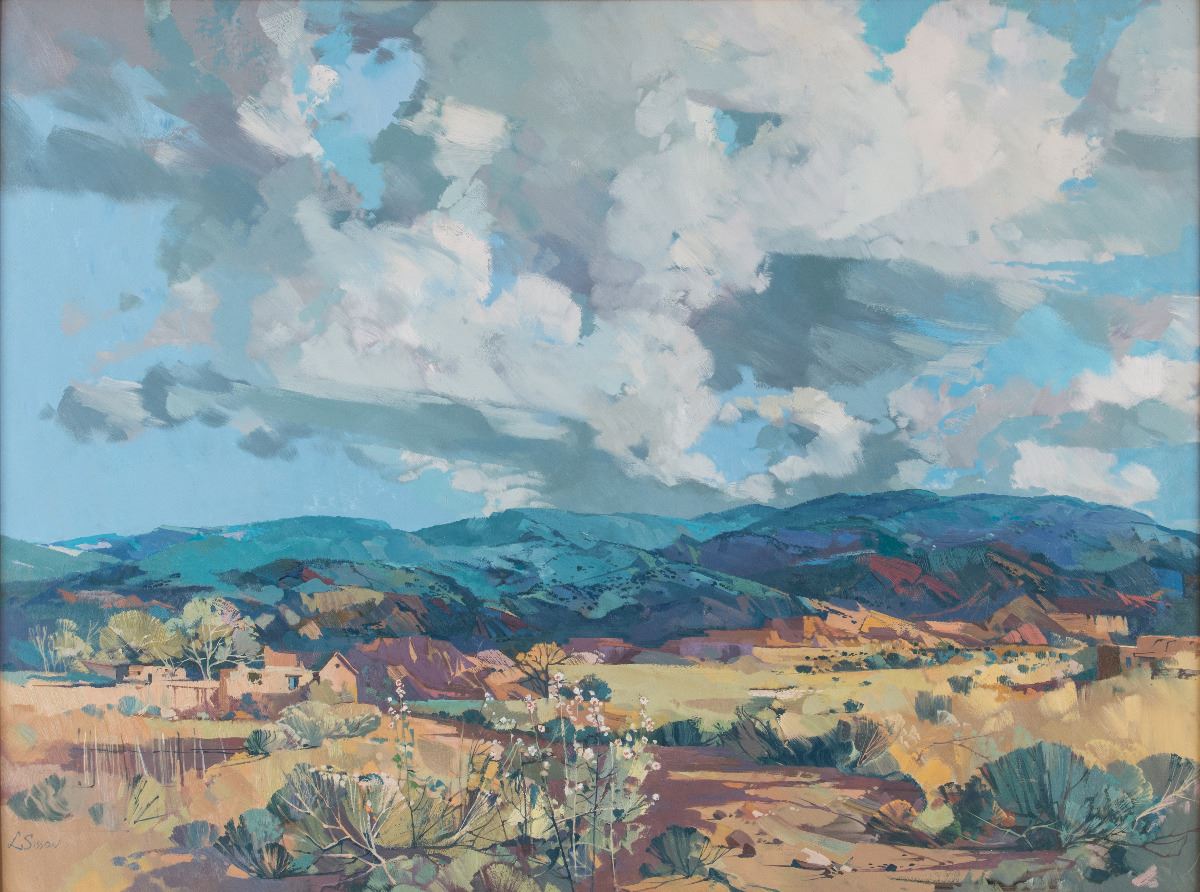 Laurence Sisson, oil on board