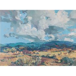 Laurence Sisson, oil on board