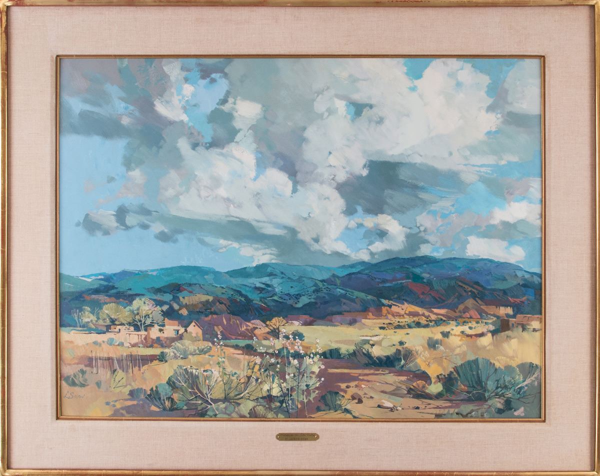 Laurence Sisson, oil on board