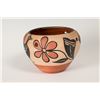 Image 1 : Polychrome pot, 5 ½” x 8”