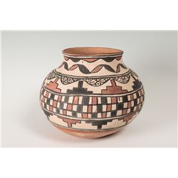 San Ildefonso Polychrome Jar, 10” x 10"