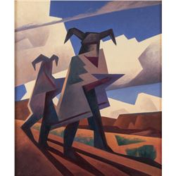 Ed Mell, oil on linen