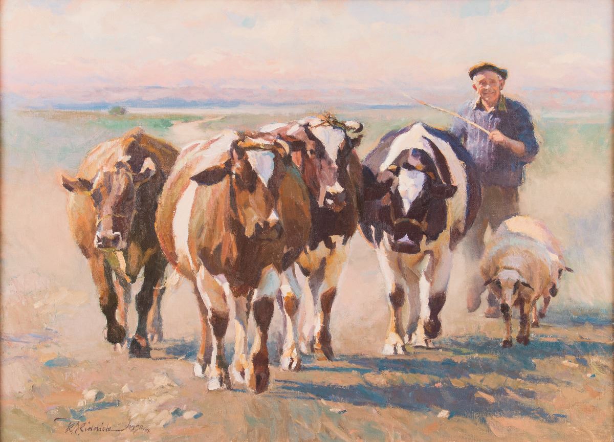 Ronald Stephen Riddick, oil on canvas